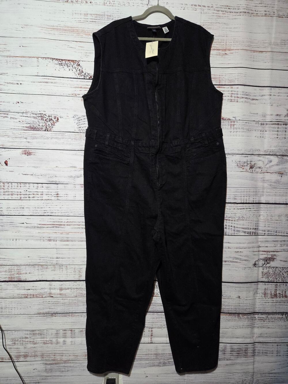 Universal Thread Denim Jumpsuit Ladies 22 Black Sleeveless